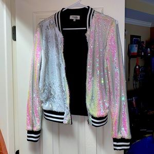 Color Changing Flip Sequin Jacket